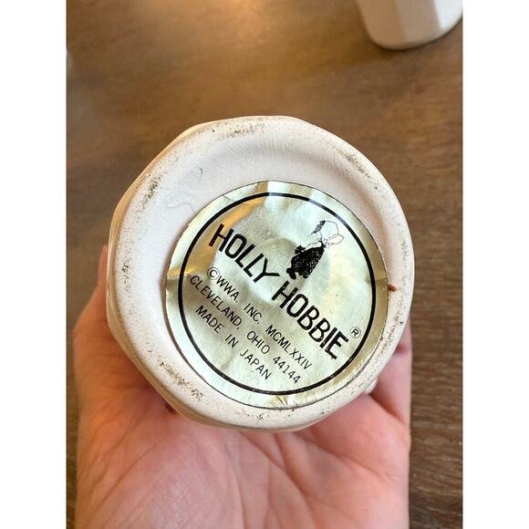 HOLLY HOBBIE Vintage Porcelain Salt & Pepper Shakers 1974 unused - Picture 5 of 5